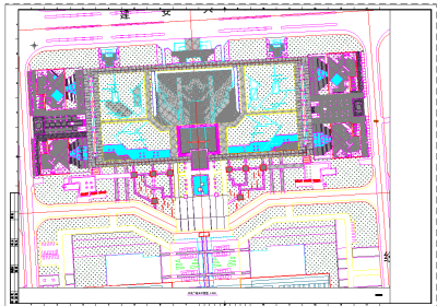 某公园景观设计总体施工图,cad建筑图纸免费下载