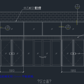 原创推拉门和感应门和旋转门CAD详图，门CAD建筑图纸下载