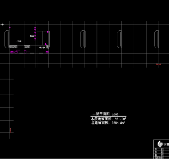 现代小学教学楼建筑施工图，小学教学楼CAD施工图纸下载