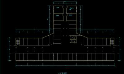 某学校行政大楼建筑图，行政大楼cad设计图纸下载