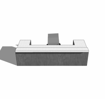 前台 现代草图大师模型，前台sketchup模型下载