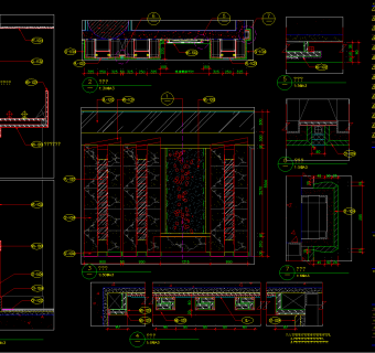 北京五星酒店中餐厅设计CAD施工图，餐厅CAD布置图下载