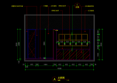 中餐厅包房装修CAD图纸，包房CAD平面布置图