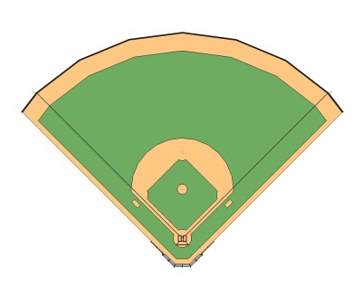 棒球馆草图大师模型，棒球馆SU模型下载