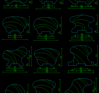 栏杆大样cad施工图,   cad图纸下载