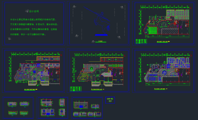 全套展厅设计CAD图纸，展厅CAD建筑图纸下载