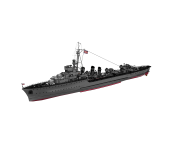 现代驱逐舰草图大师模型，驱逐舰sketchup模型下载