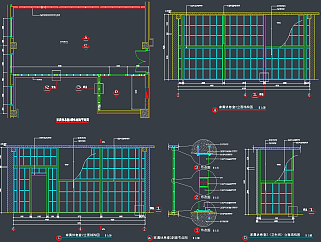 原创石膏板隔墙系统节点CAD图，石膏板隔墙CAD施工图纸下载
