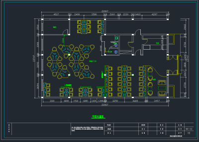 网吧施工图，网吧CAD施工图纸下载
