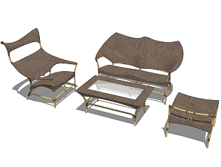 <em>现代户外</em>椅免费su模型，户外椅skp模型下载