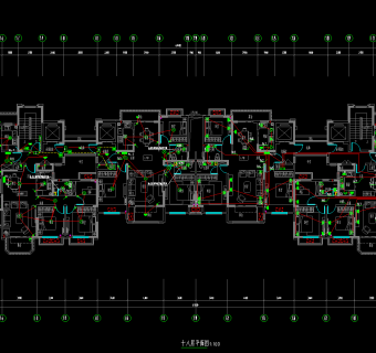 郑州商业住宅及配套商业全套施工图，建筑电气CAD图纸下载