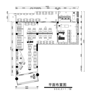 烧烤店装修图纸方案