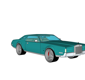 现代汽车免费su模型，现代汽车sketchup模型，汽车su素材下载