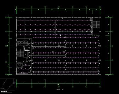 丙类厂房建筑给排水施工图CAD图纸