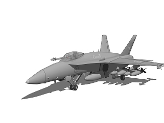 现代飞机<em>免费su模型</em>，现代飞机sketchup模型下载