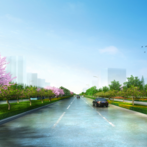 城市道路绿化带四季景观设计方案