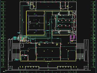 高层图书馆电气设计图施工图CAD图纸