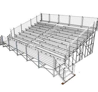 体育设施草图大师模型，体育设施SU模型下载