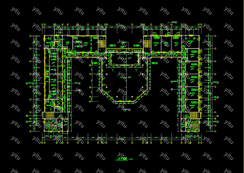 中学高层教学楼建筑施工图,教学楼cad施工图纸下载