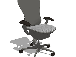 现代办公椅草图大师模型，办公椅sketchup模型下载