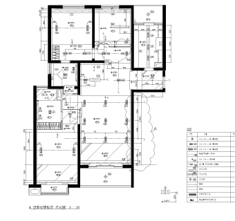 上海凱欣豪園T1号楼A型样板间施工图CAD下载dwg文件下载