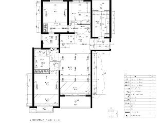 上海凱欣豪園T1号楼A型样板间施工图CAD下载dwg文件下载