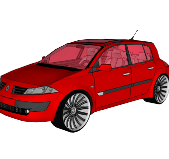 现代汽车免费su模型，现代汽车草图大师模型下载