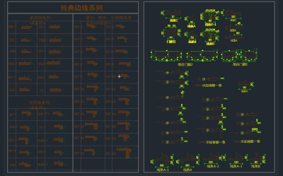 经典边线 窗台 梯步 台面线图集,图库CAD建筑图纸下载