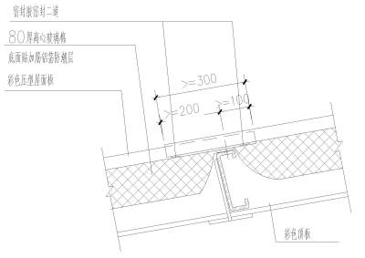 <a href=https://www.yitu.cn/su/8096.html target=_blank class=infotextkey>钢结构</a>屋面板搭接详图