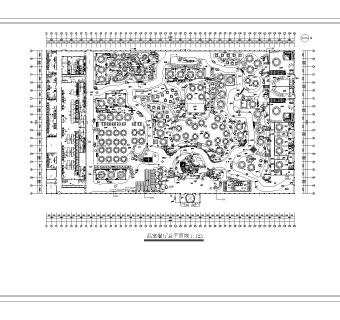 生态餐厅平面图CAD图纸下载