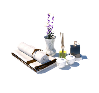 现代洗手台用品草图大师模型，洗手台用品sketchup模型下载