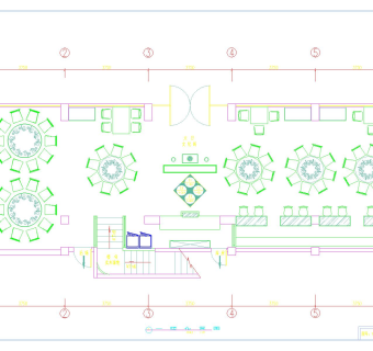 菜根香川菜馆装修方案CAD图纸下载