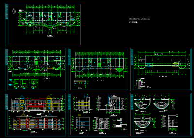 幼儿园建筑装修CAD设计图，幼儿园CAD建筑图纸下载