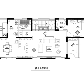 欧式跃层公寓四室两厅户型图+CAD图纸+效果图下载