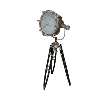 现代 射灯SU模型 ，射灯草图大师模型下载