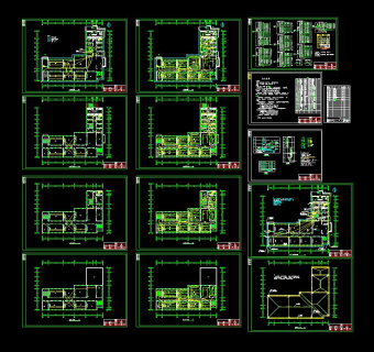 教学楼电气设计方案施工图CAD图纸