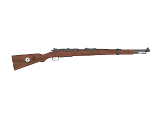 德国Kar98k毛瑟步枪草图大师模型，步枪SU模型
