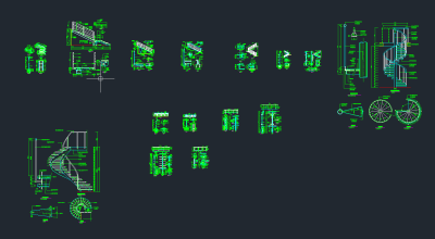 CAD楼梯大样图，楼梯大样图纸下载