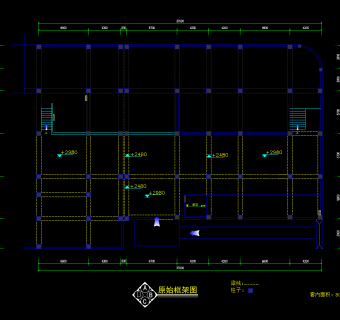 火锅店装修CAD图纸，火锅店CAD平面布置图