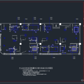 红古轩红木家具展厅专卖店CAD施工图，家具展厅CAD施工图纸下载