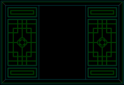 仿古中式古<a href=https://www.yitu.cn/sketchup/chuang/index.html target=_blank class=infotextkey>窗</a>4