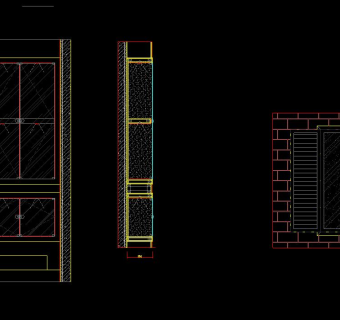 时尚特色餐厅设计施工图，餐厅cad施工图纸下载