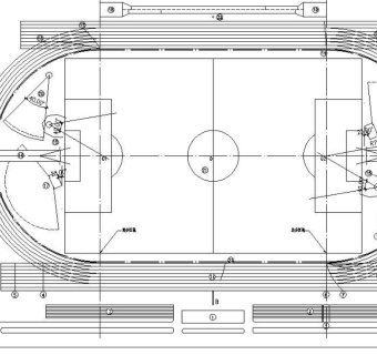 各种运动场、球场施工图集