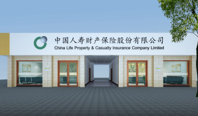 保险公司设计CAD施工图，办公空间CDA施工图纸下载