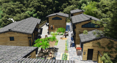[北京]房<a href=https://www.yitu.cn/su/8101.html target=_blank class=infotextkey>山</a>十渡国际旅游度假区总体规划<a href=https://www.yitu.cn/su/7590.html target=_blank class=infotextkey>设计</a>方案 A-3 民宿改造