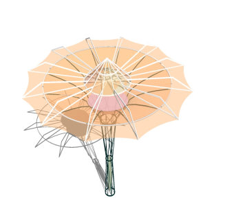 现代造型灯柱草图大师模型，造型灯柱sketchup模型下载