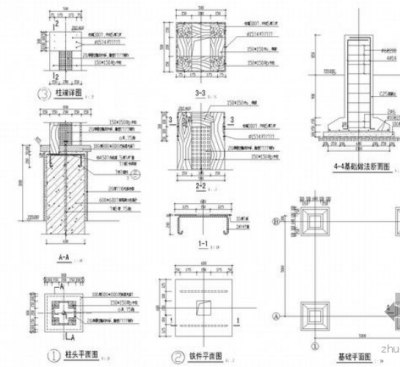 园林景<a href=https://www.yitu.cn/su/7053.html target=_blank class=infotextkey>亭</a>施工详图