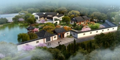 鸟瞰效果图