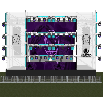 现代舞台草图大师模型，舞台SU模型下载