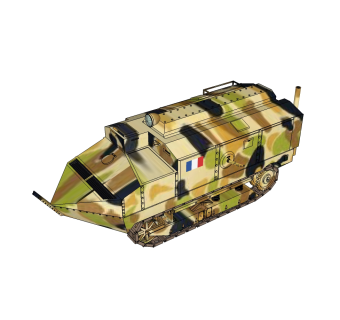 现代施耐德坦克sketchup模型下载，坦克草图大师模型